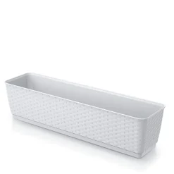 Bissolo Casa Vasi<Vendita online di VASO RATOLLA 59X15,4X14,2CM BIANCO