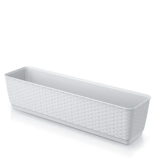 Bissolo Casa Vasi<Vendita online di VASO RATOLLA 59X15,4X14,2CM BIANCO