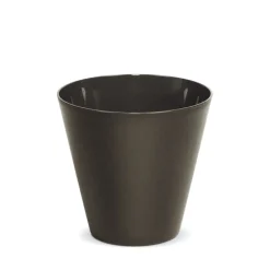 Bissolo Casa Vasi<Vendita online di VASO TUBUS ECO WOOD DIAM. 20 H. 18,7 COFFEE