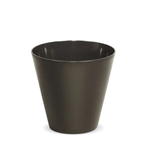 Bissolo Casa Vasi<Vendita online di VASO TUBUS ECO WOOD DIAM. 20 H. 18,7 COFFEE