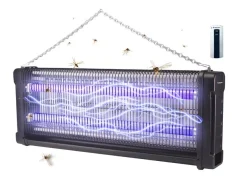 Bissolo Casa Repellenti<Vendita online di ZANZARIERA CON TELECOMANDO E VASSOIO REMOVIBILE 70X9CM H 27CM 40W
