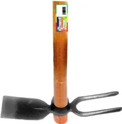 Bissolo Casa Articoli Per Giardinaggio<Vendita online di ZAPPA PICCOLA PALETTA/BIDENTE MANICO IN LEGNO NATURALE