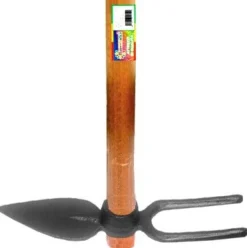 Bissolo Casa Articoli Per Giardinaggio<Vendita online di ZAPPINO CUORE/BIDENTE CON MANICO IN LEGNO NATURALE