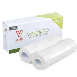 Bissolo Casa Piccoli Cucina|Cucina<VESTA - SET 2 ROTOLI BIODEGRADABILI X SOTTOVUOTO 28X609CM TRASPARENTI
