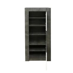 Bissolo Casa Credenze E Vetrine<VETRINA 1 ANTA MOD. CAPRI OSSIDO E BIANCO LUCIDO: vendita online VETRINA 1 ANTA MOD. CAPRI OSSIDO E BIANCO LUCIDO in offerta