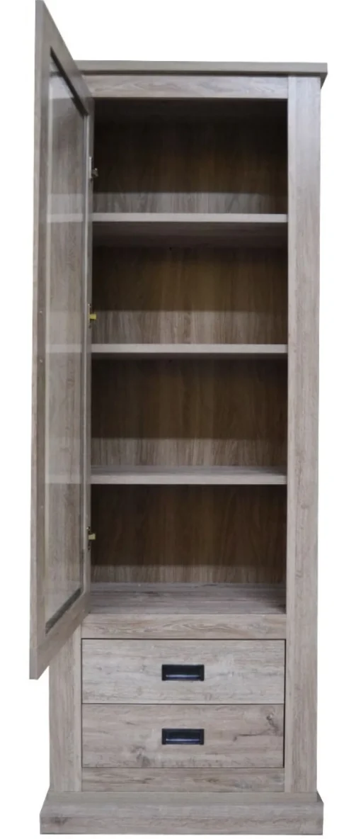 Bissolo Casa Mobili Shabby Chic|Credenze E Vetrine<VETRINA MODERNA ANCONA OAK: vendita online VETRINA MODERNA ANCONA OAK in offerta
