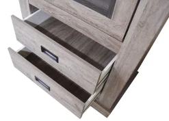 Bissolo Casa Mobili Shabby Chic|Credenze E Vetrine<VETRINA MODERNA ANCONA OAK: vendita online VETRINA MODERNA ANCONA OAK in offerta