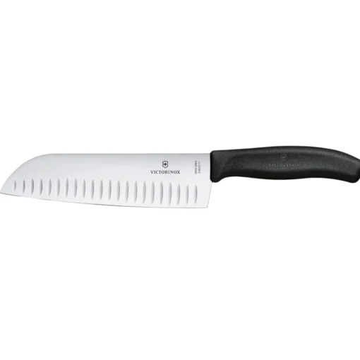 Bissolo Casa Posate Coltelli<VICTORINOX - COLTELLO SANTOKU ALVEOLATO LINEA SWISS CLASSIC 17CM