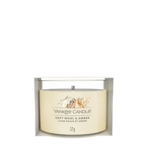 Bissolo Casa Yankee Candle Votive In Vetro<YANKEE CANDLE - CANDELA VOTIVE IN VETRO WOOL AMBER: vendita online YANKEE CANDLE - CANDELA VOTIVE IN VETRO WOOL AMBER in offerta