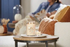 Bissolo Casa Yankee Candle Votive In Vetro<YANKEE CANDLE - CANDELA VOTIVE IN VETRO WOOL AMBER: vendita online YANKEE CANDLE - CANDELA VOTIVE IN VETRO WOOL AMBER in offerta