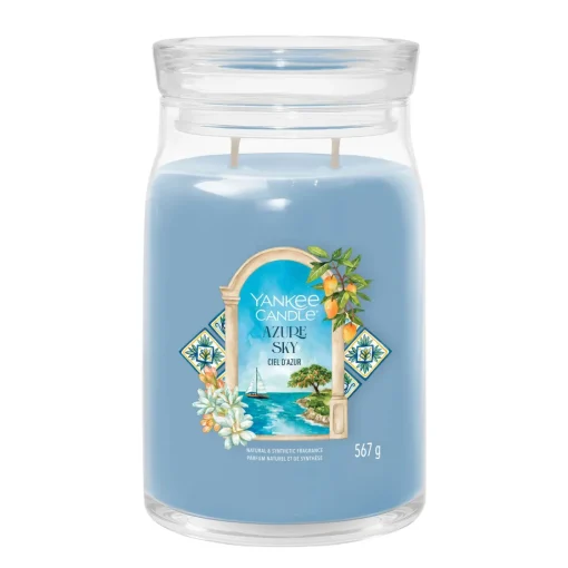 Bissolo Casa Yankee Candle Giare Grandi<YANKEE CANDLE - GIARA GRANDE 2 STOPPINI AZURE SKY: vendita online YANKEE CANDLE - GIARA GRANDE 2 STOPPINI AZURE SKY in offerta