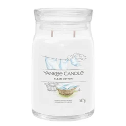 Bissolo Casa Yankee Candle Giare Grandi<YANKEE CANDLE - GIARA GRANDE 2 STOPPINI CLEAN COTTON: vendita online YANKEE CANDLE - GIARA GRANDE 2 STOPPINI CLEAN COTTON in offerta