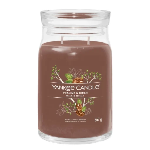 Bissolo Casa Yankee Candle Giare Grandi<YANKEE CANDLE - GIARA GRANDE 2 STOPPINI PRALINE AND BIRCH: vendita online YANKEE CANDLE - GIARA GRANDE 2 STOPPINI PRALINE AND BIRCH in offerta
