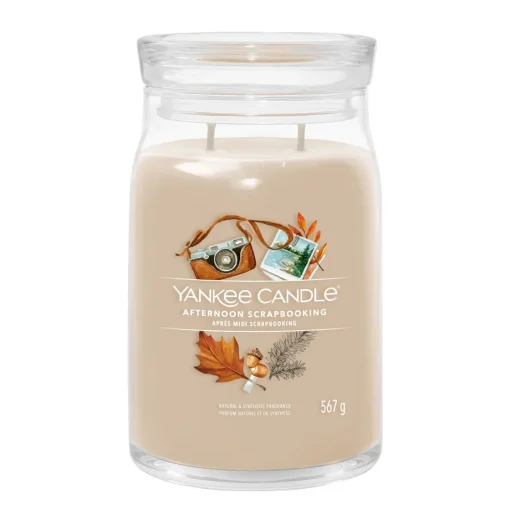 Bissolo Casa Yankee Candle Giare Grandi<YANKEE CANDLE - GIARA GRANDE A 2 STOPPINI AFTERNOON SCRAPBOOKING: vendita online YANKEE CANDLE - GIARA GRANDE A 2 STOPPINI AFTERNOON SCRAPBOOKING in offerta