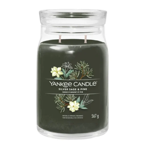 Bissolo Casa Yankee Candle Giare Grandi<YANKEE CANDLE - GIARA GRANDE 2 STOPPINI SILVER SAGE AND PINE: vendita online YANKEE CANDLE - GIARA GRANDE 2 STOPPINI SILVER SAGE AND PINE in offerta