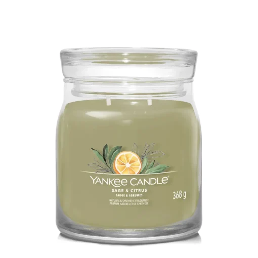 Bissolo Casa Yankee Candle Giare Medie<YANKEE CANDLE - GIARA MEDIA 2 STOPPINI SAGE AND CITRUS: vendita online YANKEE CANDLE - GIARA MEDIA 2 STOPPINI SAGE AND CITRUS in offerta