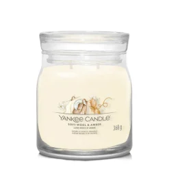 Bissolo Casa Yankee Candle Giare Medie<YANKEE CANDLE - GIARA MEDIA 2 STOPPINI SOFT WOOL AMBER: vendita online YANKEE CANDLE - GIARA MEDIA 2 STOPPINI SOFT WOOL AMBER in offerta