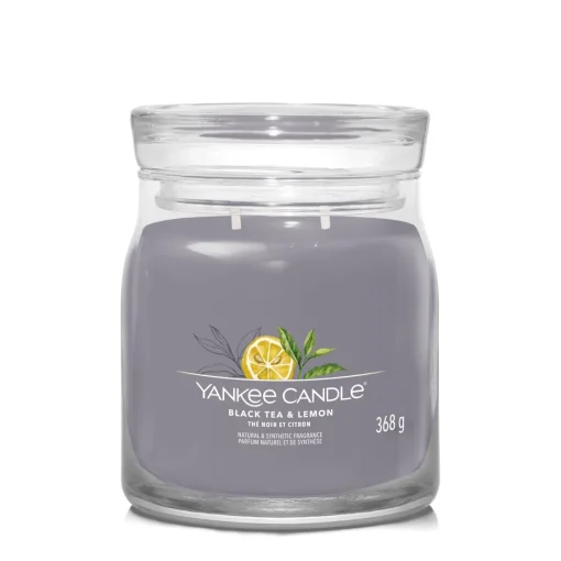 Bissolo Casa Yankee Candle Giare Medie<YANKEE CANDLE - GIARA MEDIA 2 STOPPINI BLACK TEA AND LEMON: vendita online YANKEE CANDLE - GIARA MEDIA 2 STOPPINI BLACK TEA AND LEMON in offerta