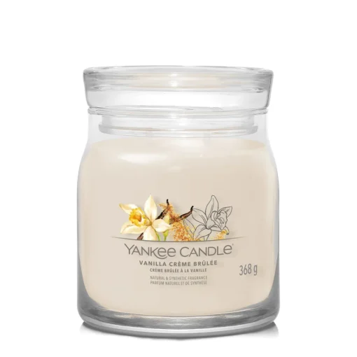 Bissolo Casa Yankee Candle Giare Medie<YANKEE CANDLE - GIARA MEDIA 2 STOPPINI VANILLA CREME BRULEE: vendita online YANKEE CANDLE - GIARA MEDIA 2 STOPPINI VANILLA CREME BRULEE in offerta