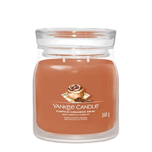 Bissolo Casa Yankee Candle Giare Medie<YANKEE CANDLE - GIARA MEDIA 2 STOPPINI PUMPKIN CINNAMON SWIRL: vendita online YANKEE CANDLE - GIARA MEDIA 2 STOPPINI PUMPKIN CINNAMON SWIRL in offerta