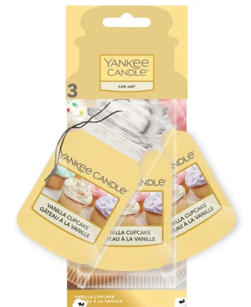 Bissolo Casa Yankee Candle Profumatori Auto<YANKEE CANDLE - SET 3 CAR JAR VANILLA CUPCAKE: vendita online YANKEE CANDLE - SET 3 CAR JAR VANILLA CUPCAKE in offerta