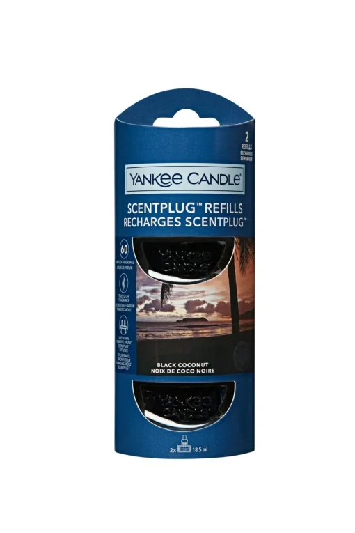 Bissolo Casa Yankee Candle Diffusori Per Ambienti<YANKEE CANDLE - SET 2 RICARICHE SCENTPLUG BLACK COCONUT: vendita online YANKEE CANDLE - SET 2 RICARICHE SCENTPLUG BLACK COCONUT in offerta
