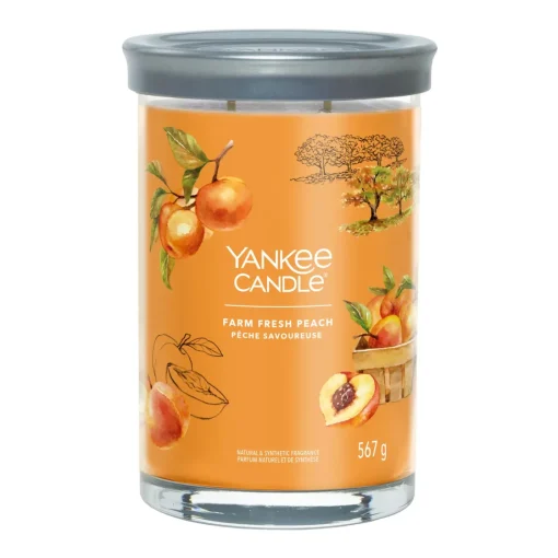 Bissolo Casa Yankee Candle Tumbler Grandi<YANKEE CANDLE - TUMBLER GRANDE 2 STOPPINI FARM FRESH PEACH: vendita online YANKEE CANDLE - TUMBLER GRANDE 2 STOPPINI FARM FRESH PEACH in offerta