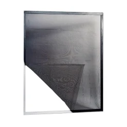 Bissolo Casa Zanzariere<ZANZARIERA ADESIVA NERA LINEA STANDARD ECCO 130X150CM : vendita online ZANZARIERA ADESIVA NERA LINEA STANDARD ECCO 130X150CM in offerta