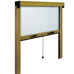 Bissolo Casa Zanzariere<ZANZARIERA AVVOLGIBILE BRONZO LINEA STANDARD SOTTILE 140X160CM: vendita online ZANZARIERA AVVOLGIBILE BRONZO LINEA STANDARD SOTTILE 140X160CM in offerta