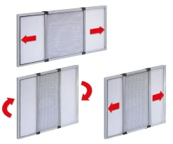 Bissolo Casa Zanzariere<ZANZARIERA ESTENSIBILE BIANCA LINEA STANDARD TELESIO 70X50CM : vendita online ZANZARIERA ESTENSIBILE BIANCA LINEA STANDARD TELESIO 70X50CM in offerta